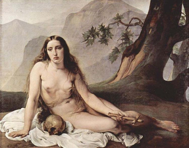 The Penitent Mary Magdalene, Francesco Hayez